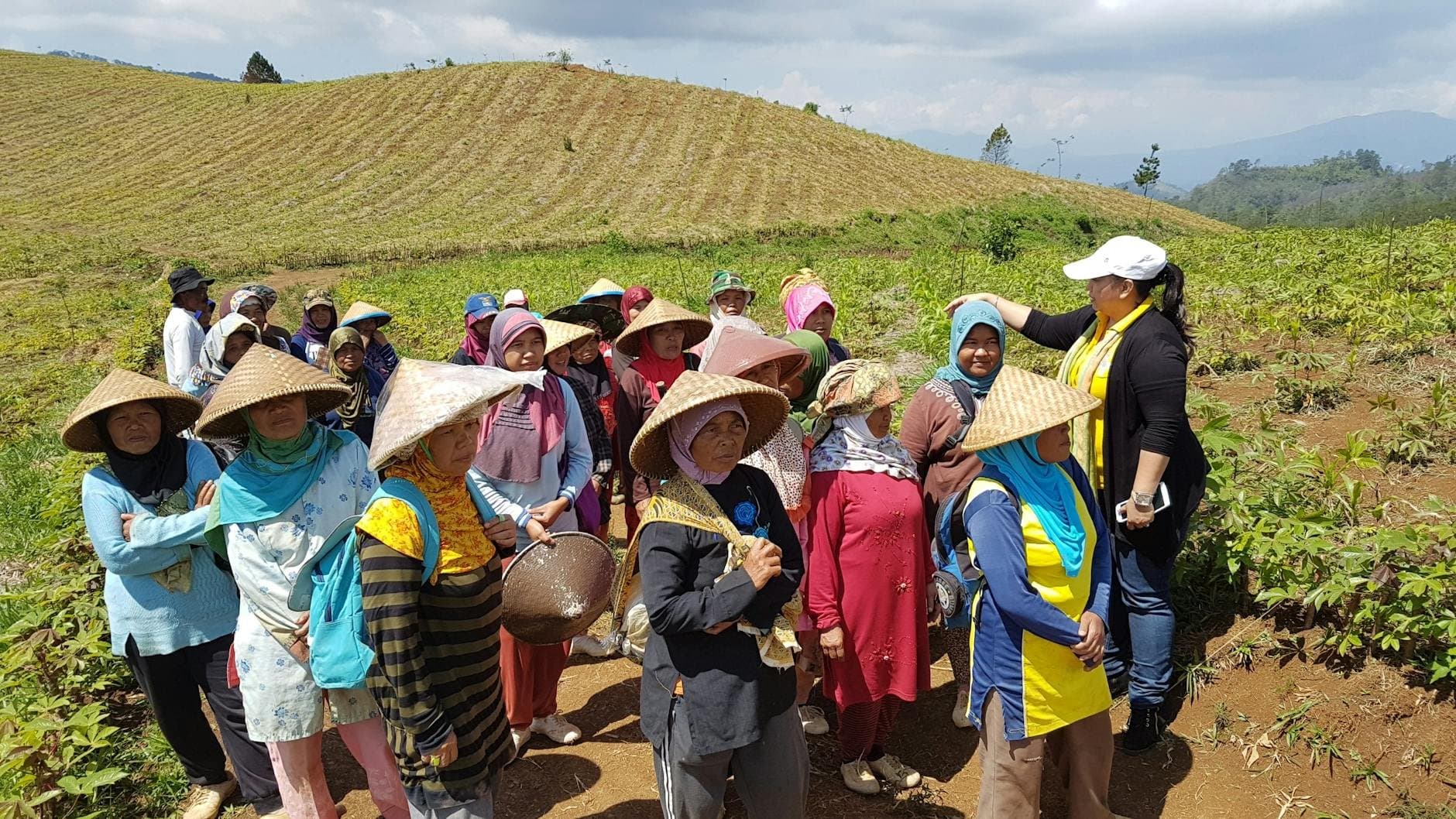 diverse group of agricultural workers in a field (Pexels)